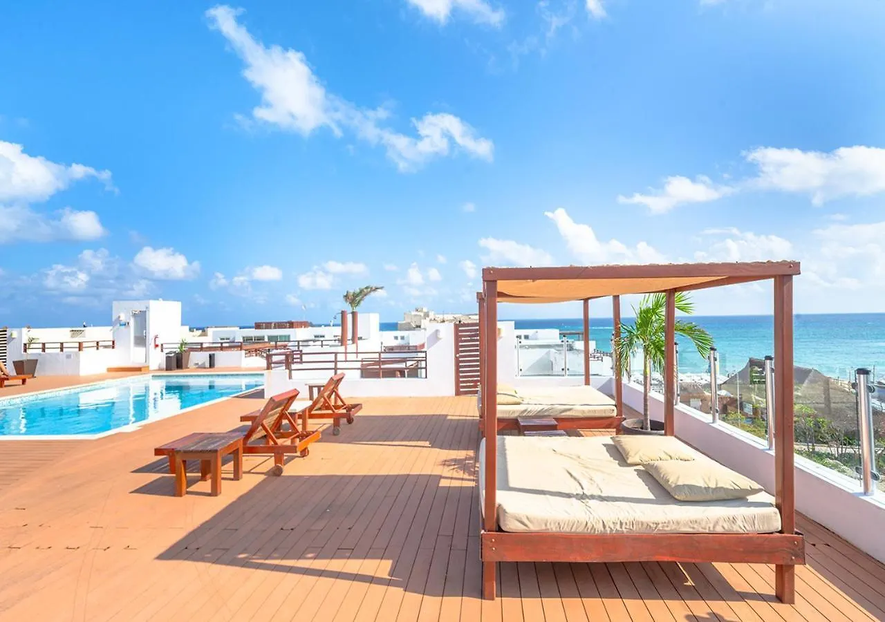 Steps To The Beach, 2 Bed Apt At Casa Del Mar With Rooftop Pool - Condo Clara Playa del Carmen Mexico